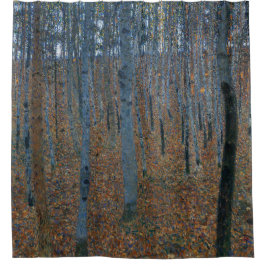 Cortina Para Box Klimt Beech Grove I Paisagem Florestal Arte
