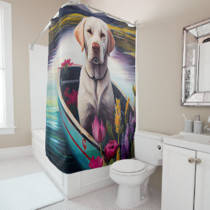 Cortina Para Box Labrador em um remo: Uma aventura cênica