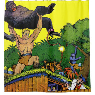 Cortina Para Box Lair Vintage da Selgle Gorilla - História em quadr
