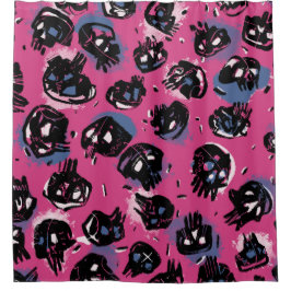 Cortina Para Box Lar e morar em casa e bath e beleza cor-de-rosa