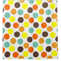 Laranja, Amarelo, Marrom, Pontos Azuis