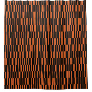Cortina Para Box Laranja, legal, moderna, arte geométrica moderna