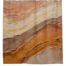 Laranja Queimada Terracotta Brown Abstrato