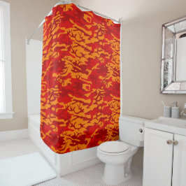 Cortina Para Box Lava Red Camo