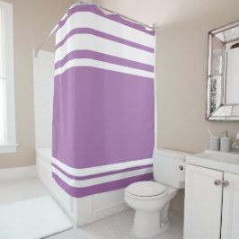 Cortina Para Box Lavanda: Linhas Modernas em Branco