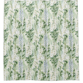 Cortina Para Box Lavender White Delphinium Flowers Bridal Shower