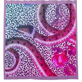 CORTINA PARA BOX LEOPARD COBRA IN VIOLET