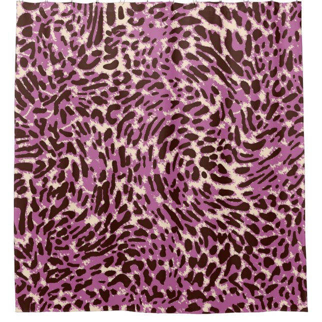 Cortina Para Box Leopard Pattern, Leopard Print, Animal print,  (Frente)