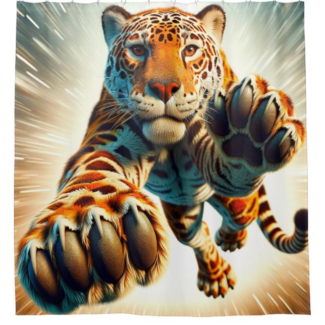 Cortina Para Box Leopardo (Frente)