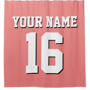 Cortina Para Box Light Coral White Sports Jersey Team