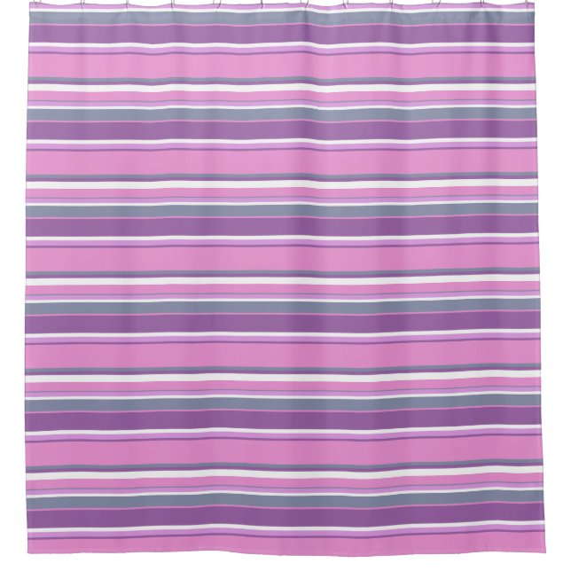 Cortina Para Box Lilac stripes (Frente)