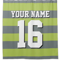 Limão-chave Carvão Esportivo Jersey Preppy Stripe