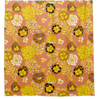 Cortina Para Box Limão de melancia Dourado