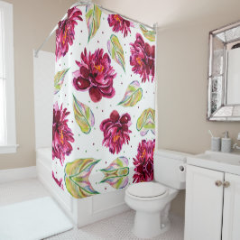 Cortina Para Box Linda Watercolor Floral