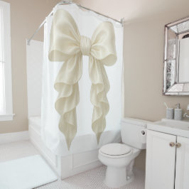 Cortina Para Box Lindo Laço de Babado em Cascata Elegante Chique Fe
