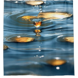 Cortina Para Box "Lingança De Água Em Forma De Coração"