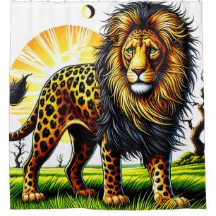Cortina Para Box Lion Art
