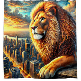 Cortina Para Box Lion Art