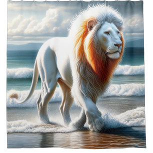Cortina Para Box Lion Art