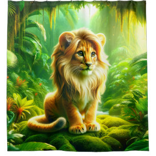 Cortina Para Box Lion Art
