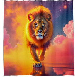 Cortina Para Box Lion Art