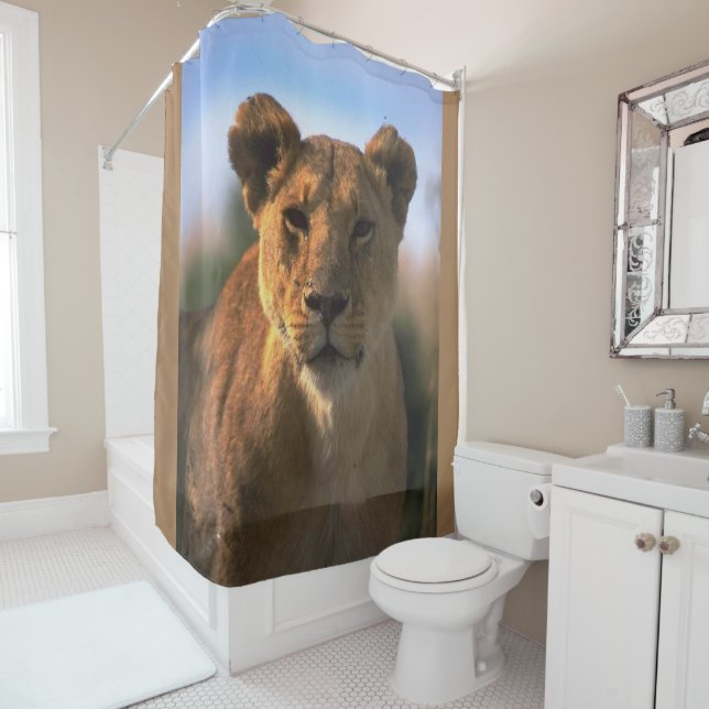 Cortina Para Box Lioness Lover Jungle (In Situ)