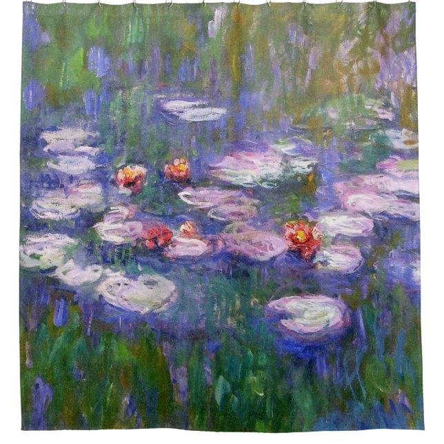 Cortina Para Box Lírios De Água De Claude Monet 1916 (Frente)