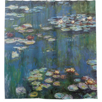 Cortina Para Box Lírios de água de Claude Monet, pintor impressioni