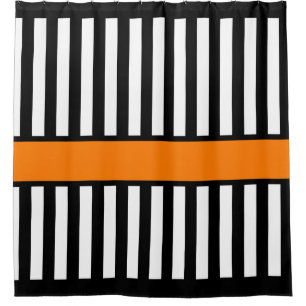 Cortina Para Box Listra da zebra do árbitro do hóquei em gelo