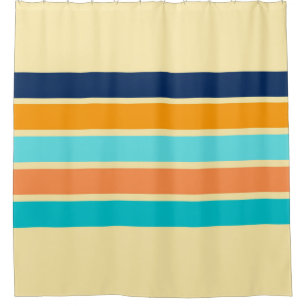 Cortina Para Box Listras de estilo Vintage Classic Retro 70s, listr