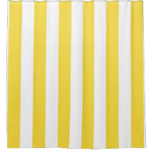 Listras Largas Clássicas, Amarelo-Limão e Branco