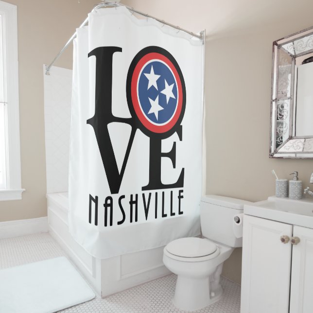 Cortina Para Box LOVE Nashville (texto negro) (In Situ)