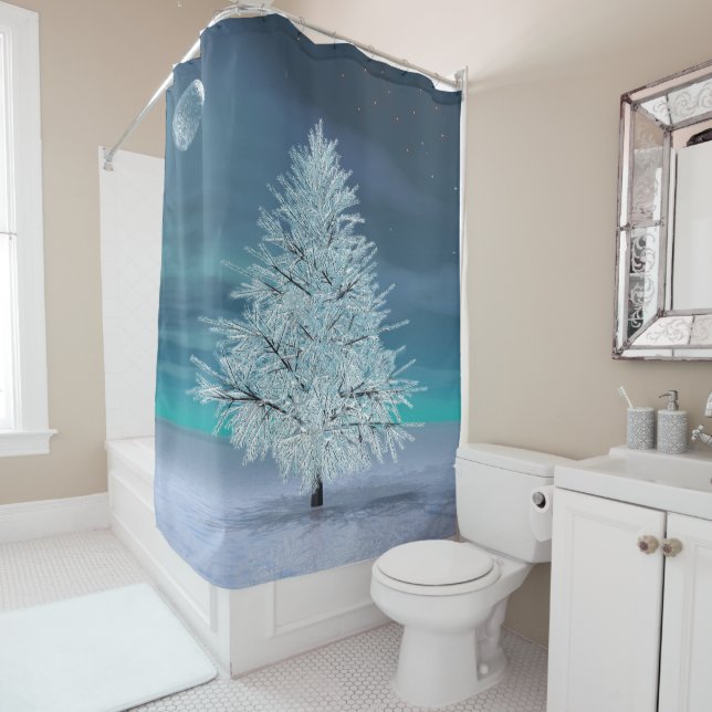 Cortina Para Box Lua de Natal (In Situ)