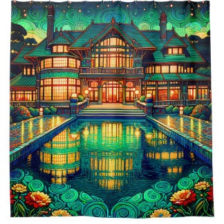 Cortina Para Box "Luminoso: Reflexões à Luz do Crepúsculo"