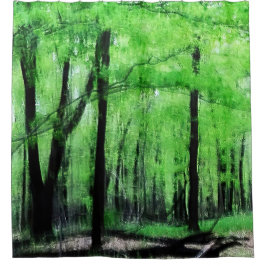 Cortina Para Box Lush Green Woods