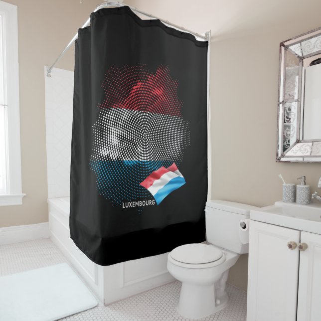 Cortina Para Box Luxembourg flag (In Situ)