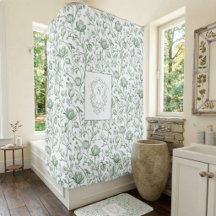 Luxo Patrimônio Sage Toile Francês Monograma Crist
