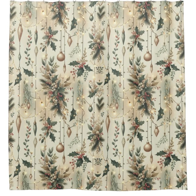 Cortina Para Box Luzes de Fadas, Floresta Brilhante (Frente)