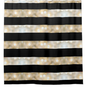 Cortina Para Box Luzes Negras E Brancas Elegantes Esclarecem Modern