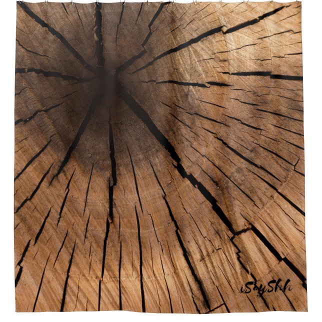 Cortina Para Box Madeira velha (Frente)