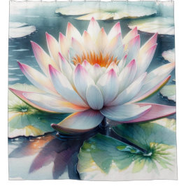 Cortina Para Box Madeira Whimsical Waterlily, Waterlily