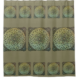 Cortina Para Box Mandala de Knotwork do céltico