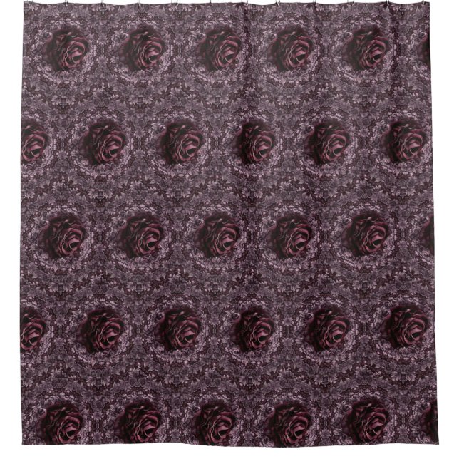 Cortina Para Box Mandala de Rosa  (Frente)