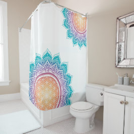 Cortina Para Box Mandala Flor da Vida