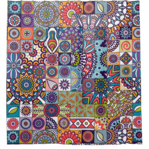 Cortina Para Box Mandala Pattern