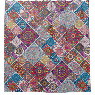 Cortina Para Box Mandala Pattern