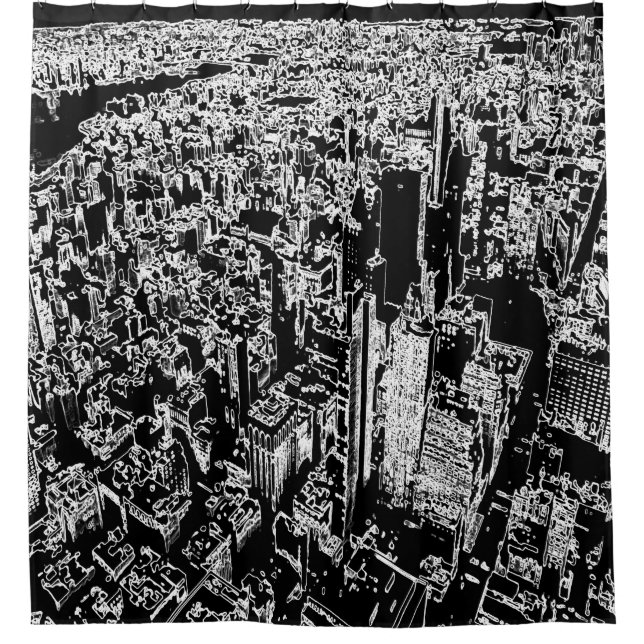 Cortina Para Box Manhattan projetado (Frente)