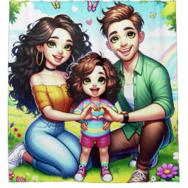 Cortina Para Box Mãos do Coração