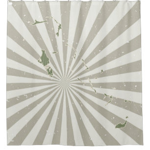 Cortina Para Box Mapa da vintagem das Bahamas. Grunge poster com o 