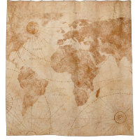 Mapa de Ilustração do Mapa Mundial da Antiguidade,